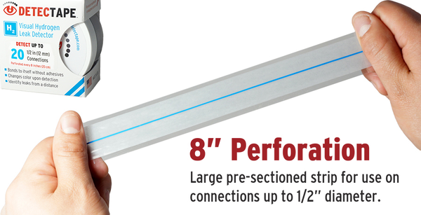 DetecTape™ H2 | 10 mil - PF8 | Hydrogen Leak Detection
